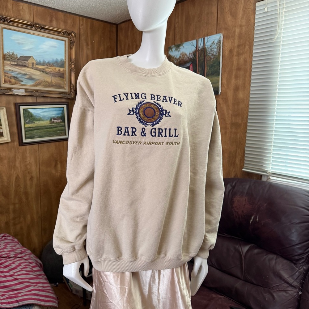Vintage Oversized Crewneck Sweater